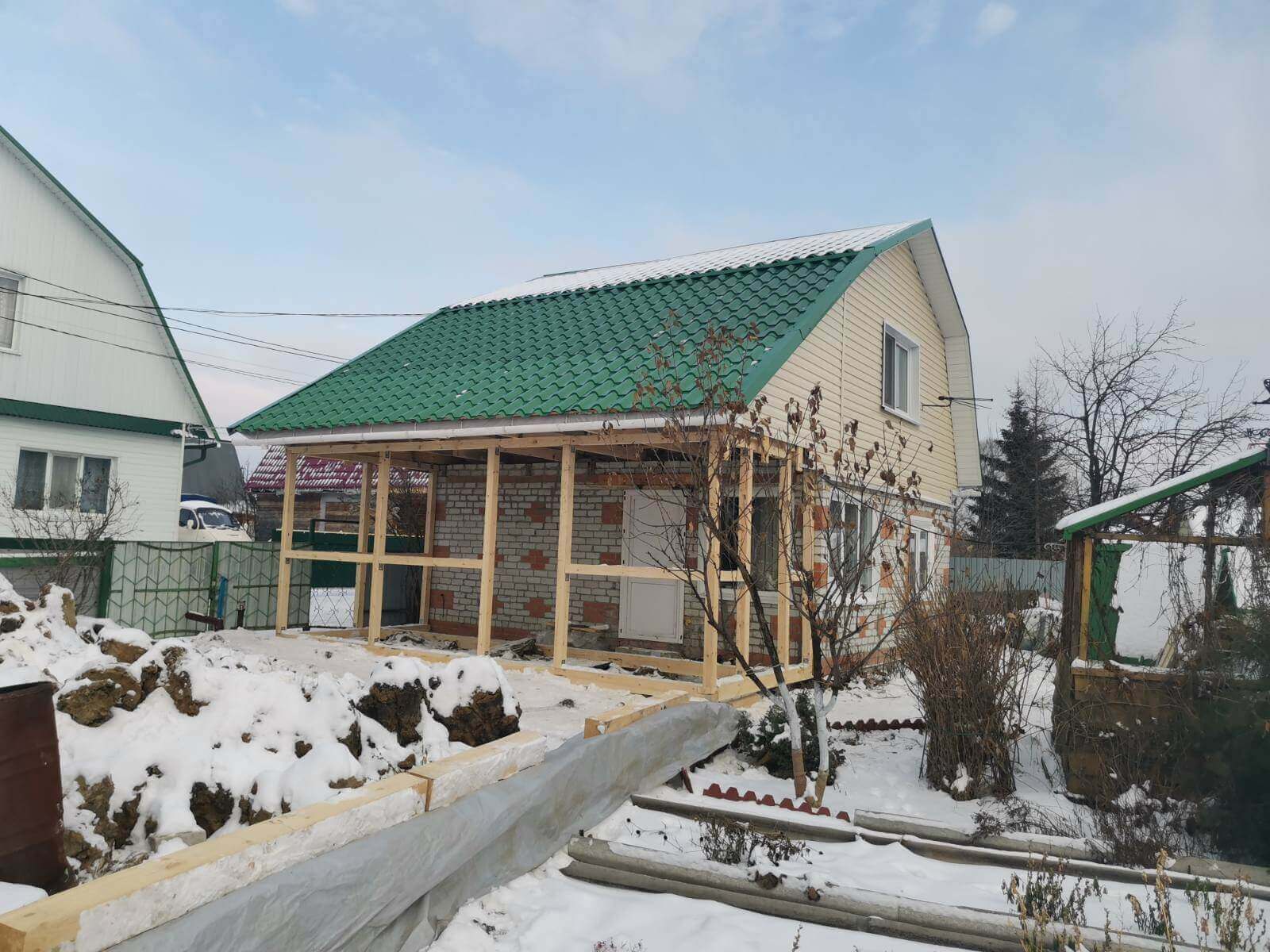 пристройка веранды в Сургуте